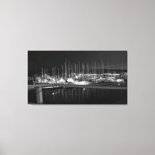 Huntington Harbor, New York Canvas Afdruk (Voorkant)