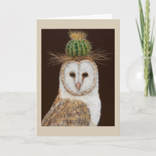 Huntington het wenskaart van de uil kaart