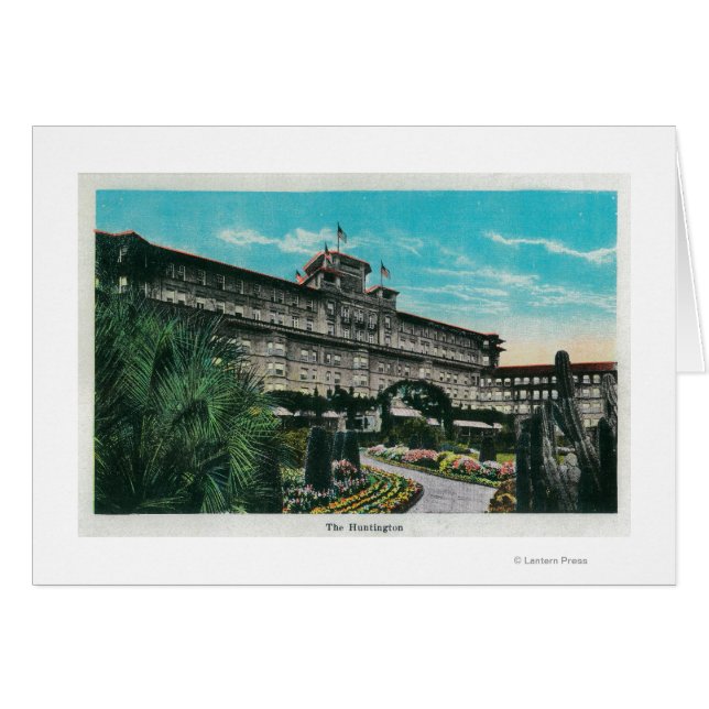 Huntington Hotel en GroundsPasadena, CA (Voorkant Horizontaal)