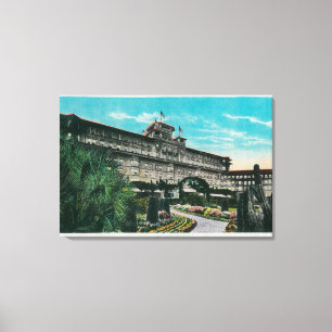 Huntington Hotel en GroundsPasadena, CA Canvas Afdruk
