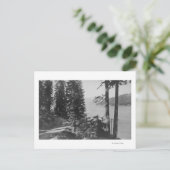 Huntington Lake, Californië-Uitzicht van Road Briefkaart (Staand voorkant)