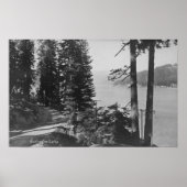 Huntington Lake, Californië-Uitzicht van Road Poster (Voorkant)