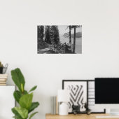 Huntington Lake, Californië-Uitzicht van Road Poster (Thuiskantoor)