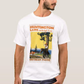 Huntington Lake en de Sierras T-shirt (Voorkant)