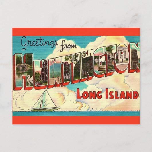 Huntington Long Island Begroetingskaart Briefkaart (Voorkant)