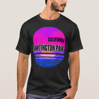  Huntington Park Vaporwave California T-shirt