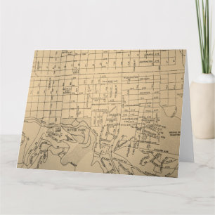 Huntington, Vintage Kaart WV