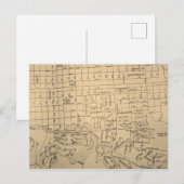 Huntington, WV  Map Briefkaart (Voorkant / Achterkant)