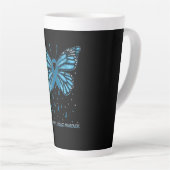 Huntington's Disease Awareness Butterfly Latte Mok (Rechterhoek)