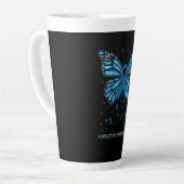Huntington's Disease Awareness Butterfly Latte Mok (Linkerhoek)