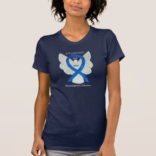 Huntington's Disease Awareness Ribbon Angel Shirte T-shirt