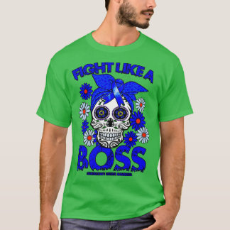 Huntingtons Disease Awareness vechten als een baas T-shirt