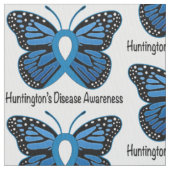 Huntington's Disease Butterfly of Hope Stof (Close Up)