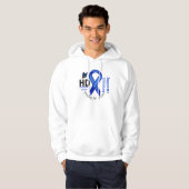 Huntington's Disease HD Awareness Research Support Hoodie (Voorkant volledig)