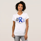 Huntington's Disease HD Awareness Research Support T-shirt (Voorkant volledig)