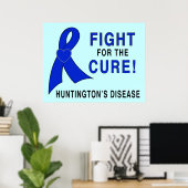 Huntington's strijd tegen de ziekte van Cure Poster (Thuiskantoor)