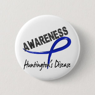 Huntington's Ziektebewustzijn 3 Ronde Button 5,7 Cm