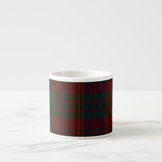 Huntly District Tartan Espresso Mok (Voorkant)