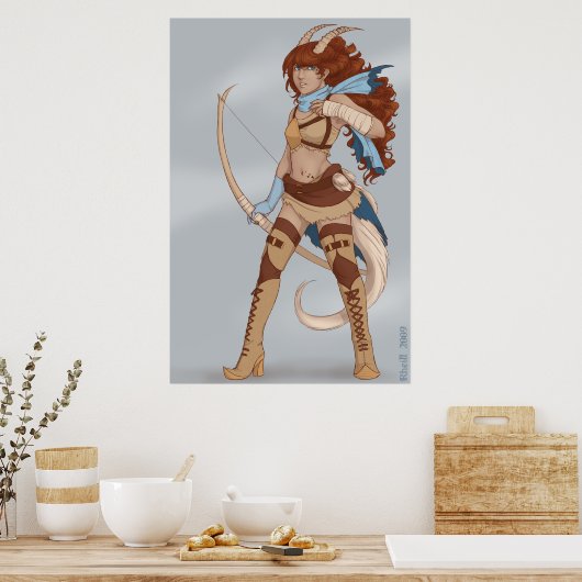 Huntress Poster (Keuken)