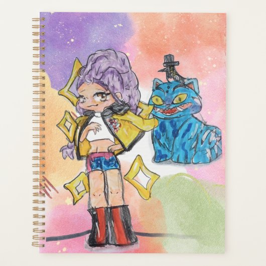 Huntrix Rumi e Tiger Cat Planner (Voorkant)