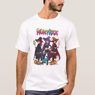 HUNTRRXX Heksen met Kat en Pompoenen - Griezelen T-shirt