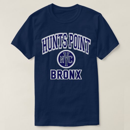 Hunts Point Bronx Nyc Varsity Style 2 T-shirt (Design voorkant)