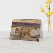 Hunt's Scapegoat wenskaart Kaart (Gele Bloem)