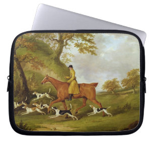 Huntsman and Hounds, 1809 (olie op doek) Laptop Sleeve