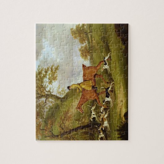 Huntsman and Hounds, 1809 (olie op doek) Legpuzzel (Verticaal)