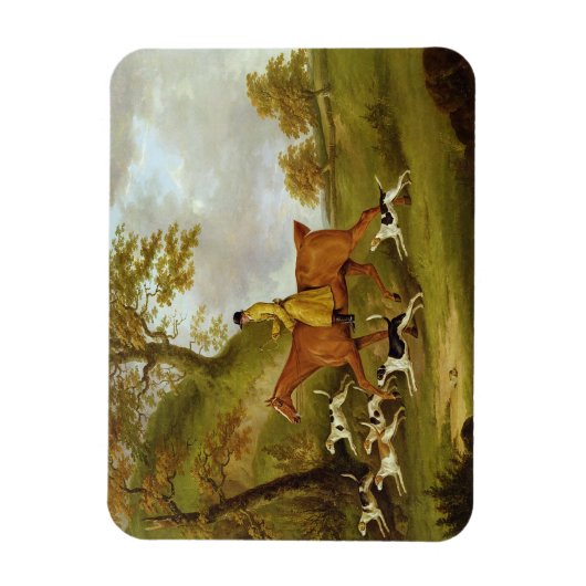 Huntsman and Hounds, 1809 (olie op doek) Magneet (Verticaal)