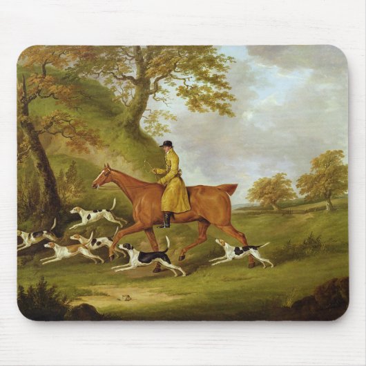 Huntsman and Hounds, 1809 (olie op doek) Muismat (Voorkant)