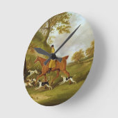 Huntsman and Hounds, 1809 (olie op doek) Ronde Klok (Hoek)