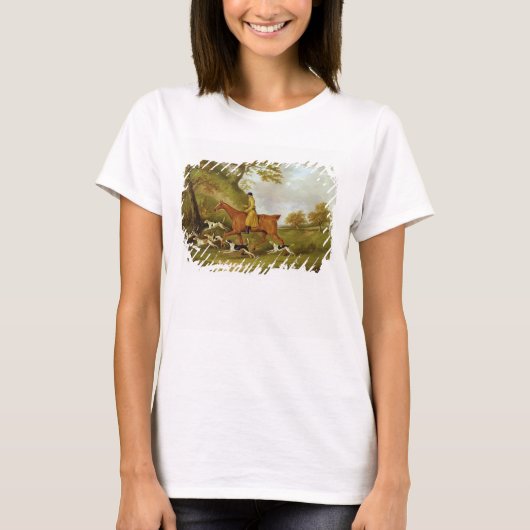 Huntsman and Hounds, 1809 (olie op doek) T-shirt (Voorkant)