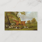 Huntsman and Hounds, 1809 (olie op doek) Visitekaartje (Achterkant)