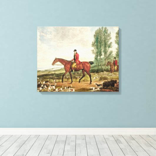 Huntsman Canvas Afdruk (Insitu (Houten vloer))