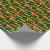 Huntsman Fox en Hare Hunting Sports Cadeaupapier (Hoek)