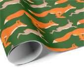 Huntsman Fox en Hare Hunting Sports Cadeaupapier (Rol Hoek)