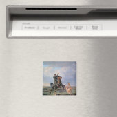 Huntsman met de Borzois, 1872 Magneet (Insitu (Vaatwasser))