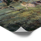 Huntsman met de Borzois, 1872 Poster (Hoek)