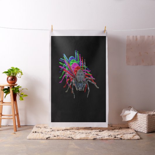 Huntsman Spider Pop Art Stof (Voorbeeld)