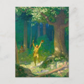 Huntsman van Newell Convers Wyeth Feestdagenkaart (Voorkant)