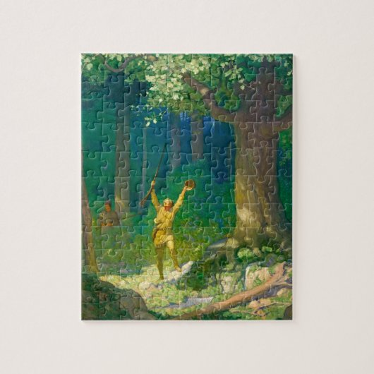 Huntsman van Newell Convers Wyeth Legpuzzel (Verticaal)
