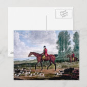Huntsman voor zijn majestys harriers briefkaart (Voorkant / Achterkant)
