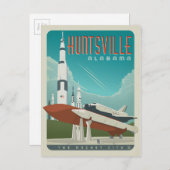 Huntsville, AL Briefkaart (Voorkant / Achterkant)