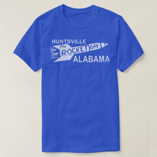 Huntsville AL de raketstad T-shirt (Design voorkant)