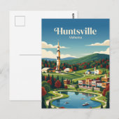 Huntsville Alabama Briefkaart (Voorkant / Achterkant)