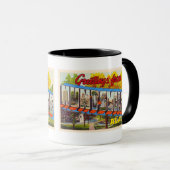 Huntsville Alabama  groot Briefkaart Mok (Voorkant rechts)