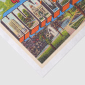 Huntsville Alabama groot Briefkaart Tissuepapier (Detail)