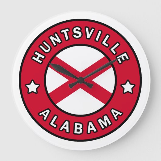 Huntsville Alabama Grote Klok (Voorkant)