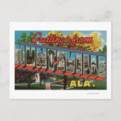 Huntsville, Alabama - Grote lettertjes Briefkaart (Voorkant)